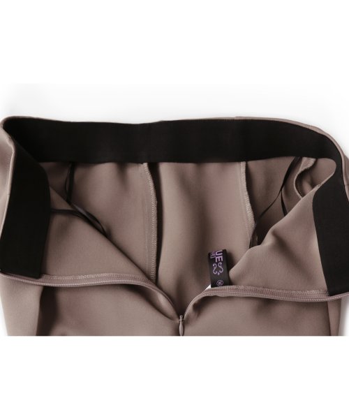 オーガンジースリーブタックフレアトップス＆シークレットゴム・スリムテーパードパンツ（ボウタイ付き）(PA1322) スリムテーパードパンツ ボウタイ付き PA1322 トップス パンツ オーガンジースリーブタックフレアトップス＆シークレットゴム Sleeve Tuck Flare Pants tapered 7号 9号 11号 13号 15号 17号 19号 95％　ポリウレタン