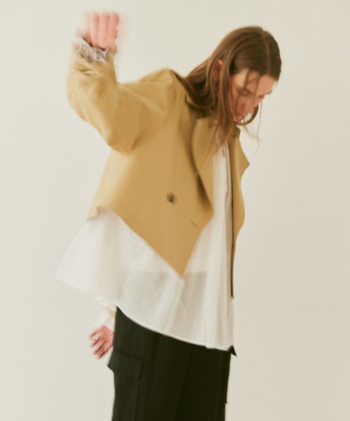 ショートトレンチコート 