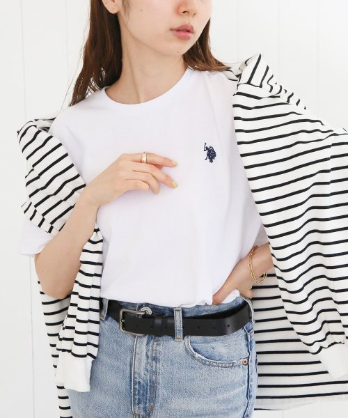 US POLO ASSN(ユーエスポロアッスン)/◎SETUP7別注◎【U.S. POLO ASSN / ユーエス ポロ アッスン】ワンポイント ポニー 刺繍 Tシャツ ユニセックス 半袖/img41