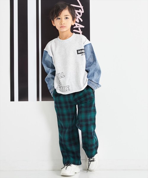 ANAP KIDS(アナップキッズ)/デニム 袖切替 トップス/img23