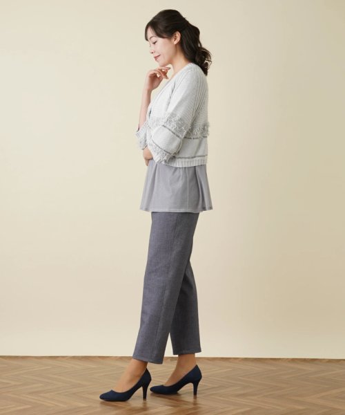 ショート丈ニットカーディガン 