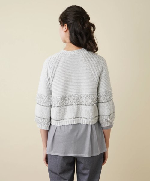 ショート丈ニットカーディガン 