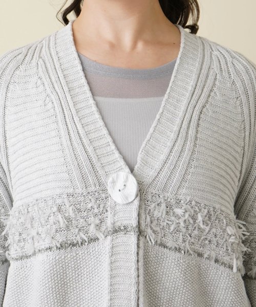 ショート丈ニットカーディガン 
