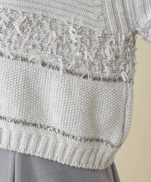 ショート丈ニットカーディガン 