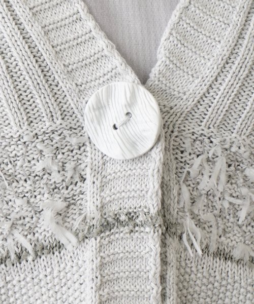 ショート丈ニットカーディガン 