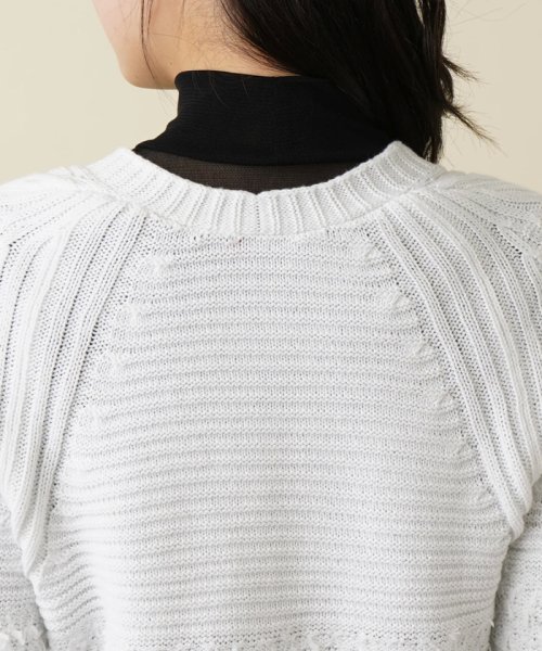 ショート丈ニットカーディガン 