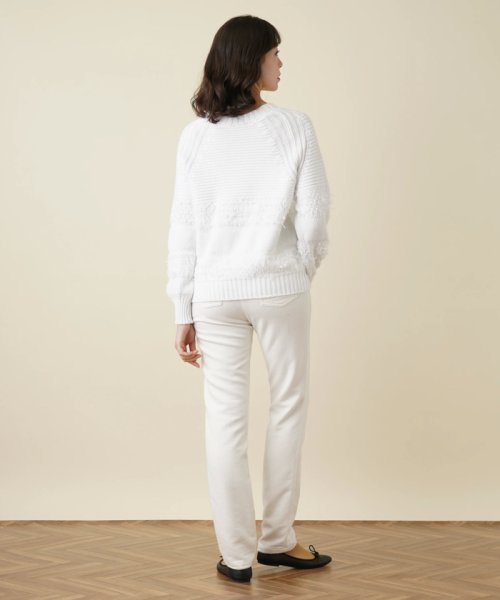 Vネックニットプルオーバー 