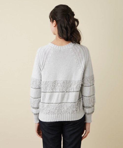 Vネックニットプルオーバー 