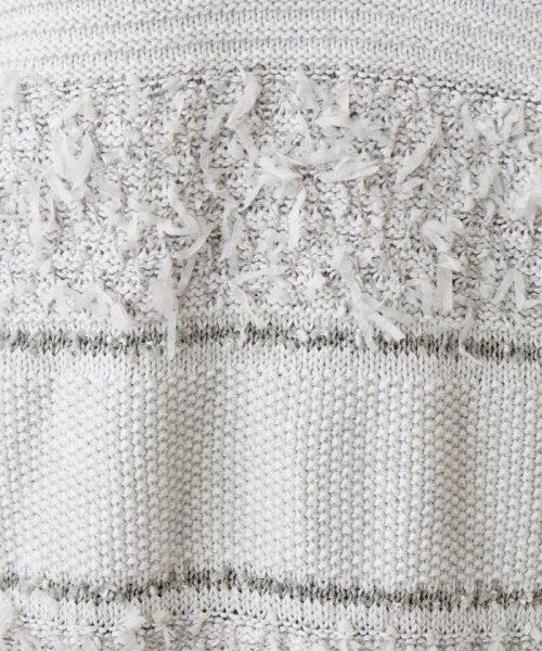 Vネックニットプルオーバー 