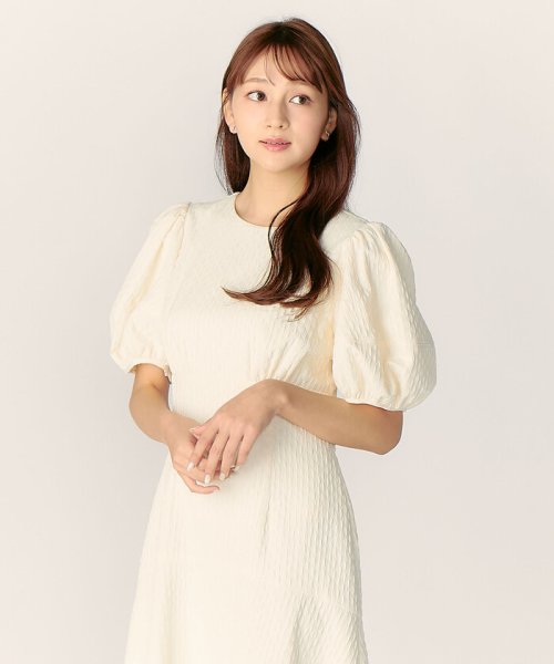 パフスリーブマーメイドワンピース ワンピース・ドレス H1561508106 (12012円)