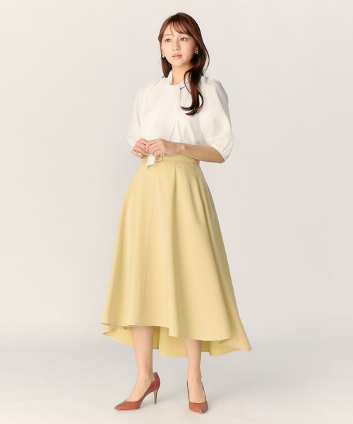 【美人百花5月号掲載】ベルト付きフィッシュテールスカート 