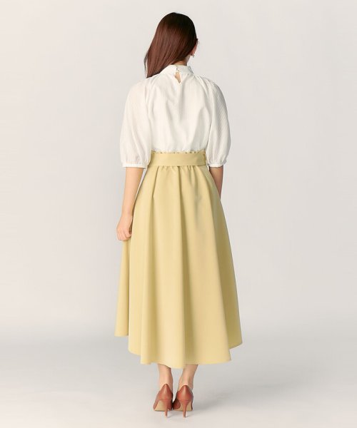 【美人百花5月号掲載】ベルト付きフィッシュテールスカート 