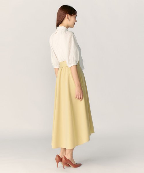 【美人百花5月号掲載】ベルト付きフィッシュテールスカート 