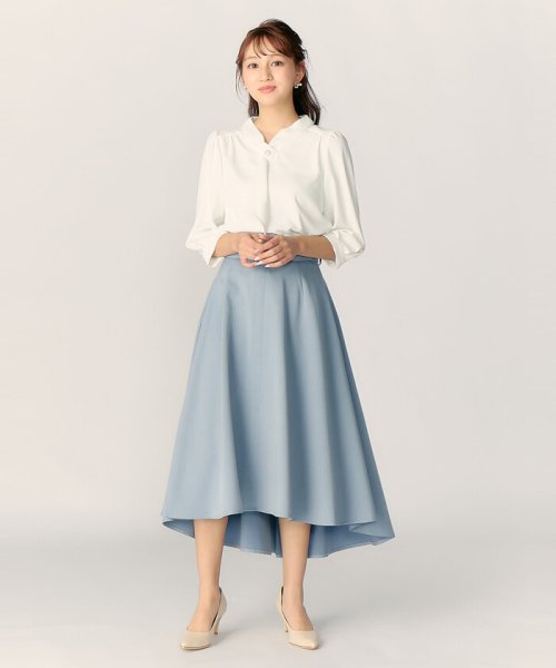 【美人百花5月号掲載】ベルト付きフィッシュテールスカート 