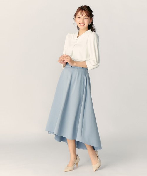 【美人百花5月号掲載】ベルト付きフィッシュテールスカート 