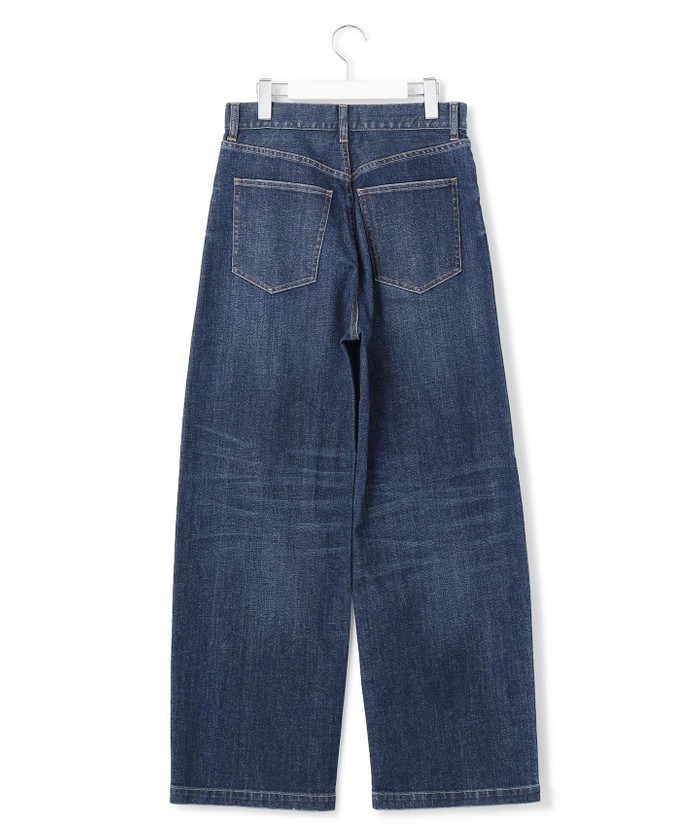 【美品】23区　DENIM ストレッチワイドパンツ　デニム　大きいサイズ 一部店舗限定】23区DENIM ストレッチ ワイドパンツ(505937193