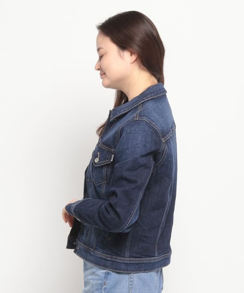 EDWIN(EDWIN)/BASIC DENIM JACKET  DARK USED/img01