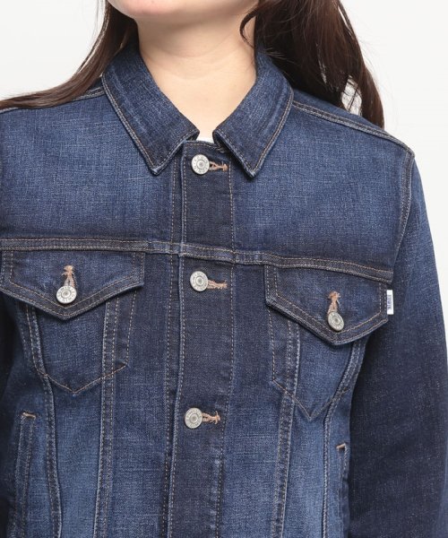 EDWIN(EDWIN)/BASIC DENIM JACKET  DARK USED/img03