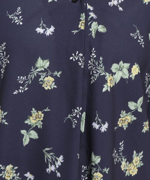 EDWIN(EDWIN)/#SO FLOWER PRINT     BLOUSE NAVY/img05