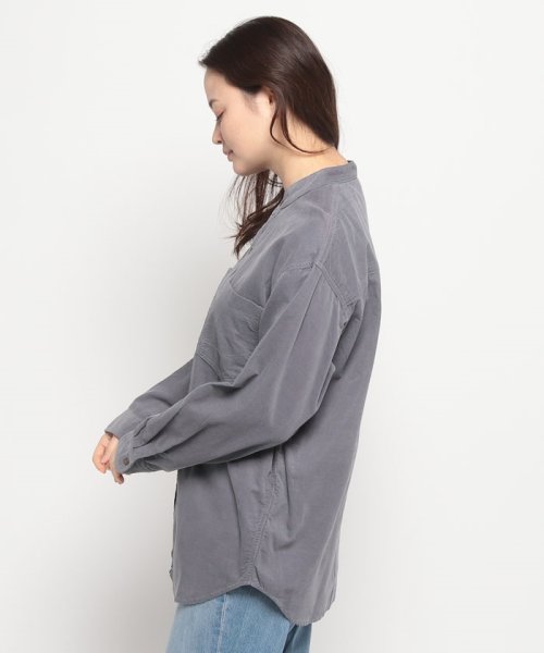 EDWIN(EDWIN)/#SOMETHING CORDUROY  SHIRTS BLUE GRAY/img01