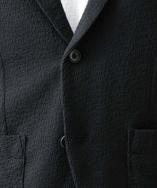 MICHEL KLEIN HOMME(ミッシェルクランオム)/ブランドロゴ刺繍入りニットジャケット セットアップ/img16