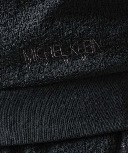 MICHEL KLEIN HOMME(ミッシェルクランオム)/ブランドロゴ刺繍入りニットパーカー セットアップ/img17