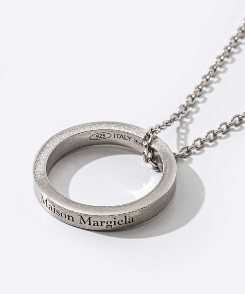 MAISON MARGIELA(メゾンマルジェラ)/メゾン マルジェラ MAISON MARGIELA SM1UU0035 SV0158 ネックレス レディース アクセサリー ロゴ リング チェーンネックレス ス/img06