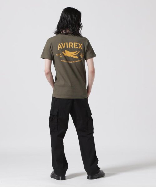 AVIREX(AVIREX)/《WEB&DEPOT限定》MINI WAFFLE CREWNECK T－SHIRT / ミニワッフル クルーネック Tシャツ / AVIRE/img26