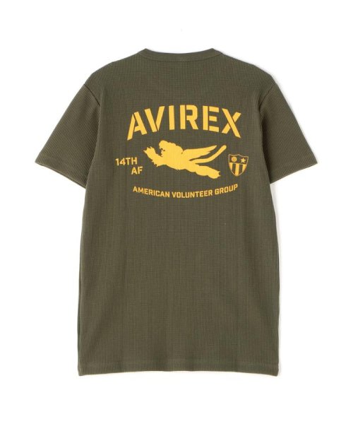 AVIREX(AVIREX)/《WEB&DEPOT限定》MINI WAFFLE CREWNECK T－SHIRT / ミニワッフル クルーネック Tシャツ / AVIRE/img29