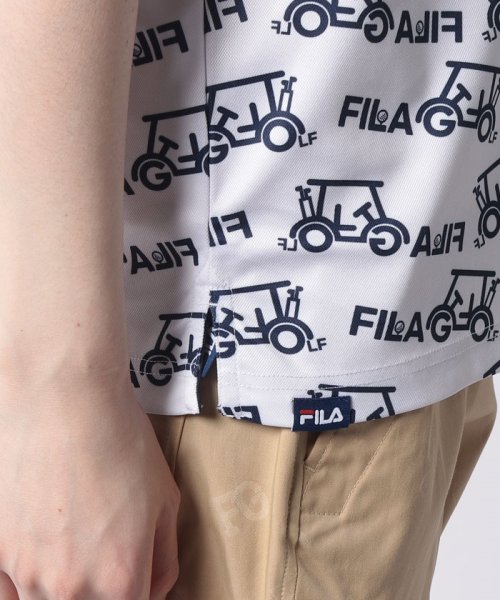 FILAGOLF(フィラゴルフ（メンズ）)/FILA GOLF　カートロゴプリント半袖シャツ/img05