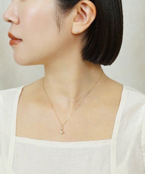 TAKE-UP(テイクアップ)/[セカンドピアス] Ptアイスブルーダイヤモンドピアス0.08ct/img03