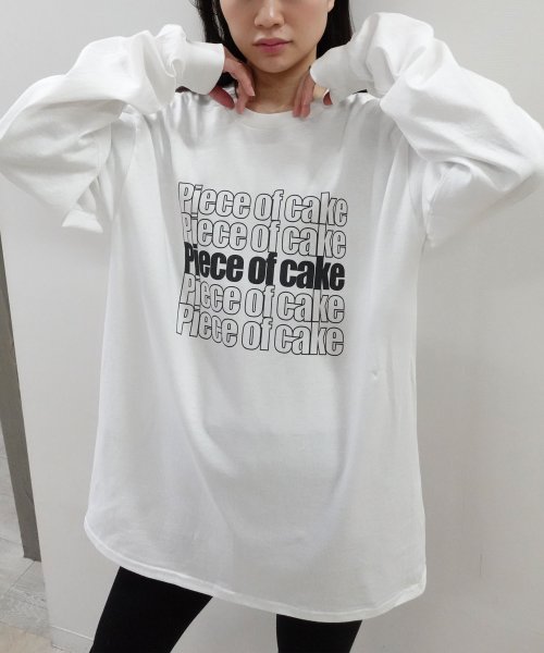 LOWYBYCORNERS(コーナーズ)/piece of cakeプリント長袖Tシャツ/img02