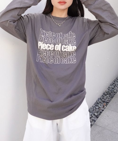 LOWYBYCORNERS(コーナーズ)/piece of cakeプリント長袖Tシャツ/img13