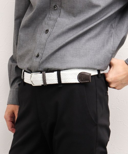 NOLLEY’S goodman(ノーリーズグッドマン)/【SWOLE PANDA/スウォール パンダ】RECYCLED WOVEN BELT SOLID ゴムメッシュベルト/img14