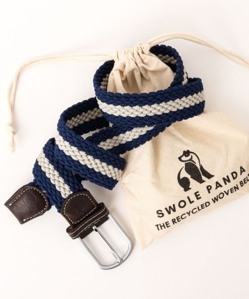 NOLLEY’S goodman(ノーリーズグッドマン)/【SWOLE PANDA/スウォール パンダ】RECYCLED WOVEN BELT STRIPE ゴムメッシュベルト/img22