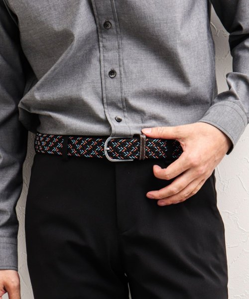 NOLLEY’S goodman(ノーリーズグッドマン)/【SWOLE PANDA/スウォール パンダ】RECYCLED WOVEN BELT DOT ゴムメッシュベルト/img12