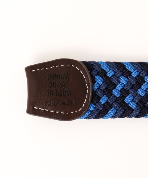 NOLLEY’S goodman(ノーリーズグッドマン)/【SWOLE PANDA/スウォール パンダ】RECYCLED WOVEN BELT ZIGZAG ゴムメッシュベルト/img14