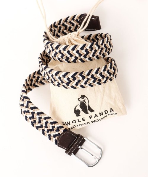 NOLLEY’S goodman(ノーリーズグッドマン)/【SWOLE PANDA/スウォール パンダ】RECYCLED WOVEN BELT ZIGZAG ゴムメッシュベルト/img35