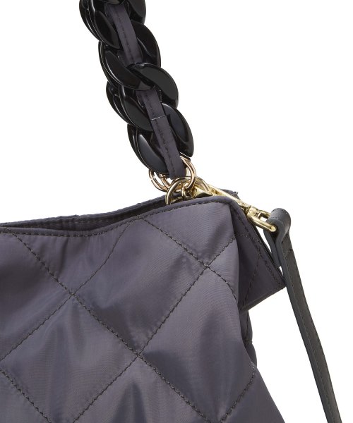 【TREASURE TOPKAPI】キルティング アクリルチェーン付 トート バッグ TREASURE TOPKAPI