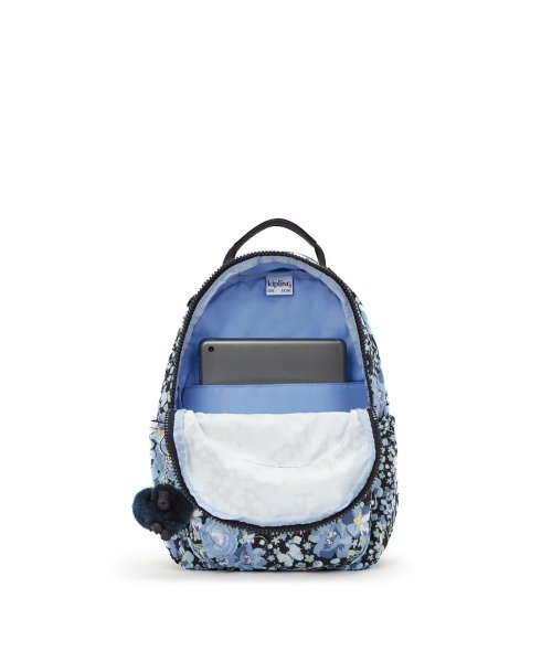 KIPLING(キプリング（公式）)/【正規輸入品】SEOUL S/Blue Flower Prt/img01