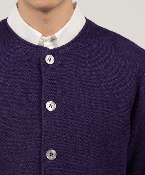 Raffa Molina クルーネックカーディガン Molina