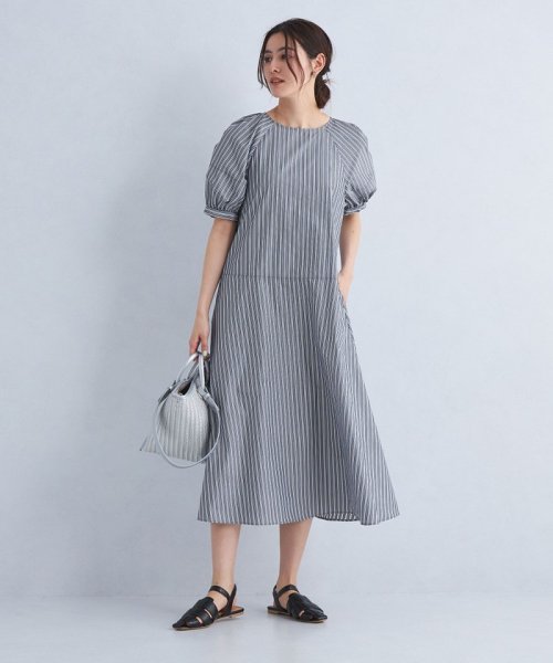 ［size SHORT/TALLあり］ドビー ストライプ コンシャス ワンピース －マシンウォッシャブル－ －マシンウォッシャブル－ ワンピース ［size コンシャス ストライプ SHORT/TALLあり］ドビー L1222644536(9295円)