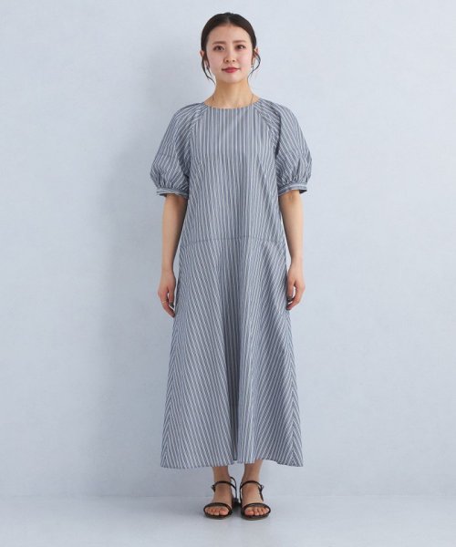 ［size SHORT/TALLあり］ドビー ストライプ コンシャス ワンピース －マシンウォッシャブル－ －マシンウォッシャブル－ ワンピース ［size コンシャス ストライプ SHORT/TALLあり］ドビー L1222644536(9295円)