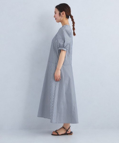 ［size SHORT/TALLあり］ドビー ストライプ コンシャス ワンピース －マシンウォッシャブル－ －マシンウォッシャブル－ ワンピース ［size コンシャス ストライプ SHORT/TALLあり］ドビー L1222644536(9295円)