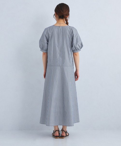 ［size SHORT/TALLあり］ドビー ストライプ コンシャス ワンピース －マシンウォッシャブル－ －マシンウォッシャブル－ ワンピース ［size コンシャス ストライプ SHORT/TALLあり］ドビー L1222644536(9295円)