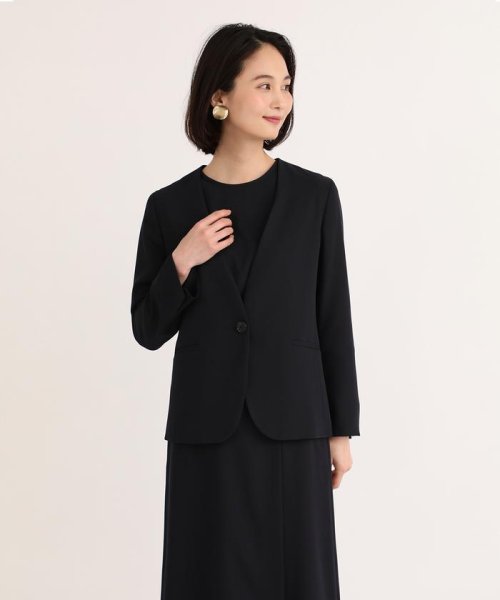 ノーカラージャケット 