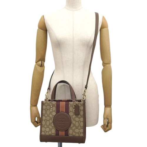 COACH コーチ DEMPSEY TOTE 22 デンプシー シグネチャー トート バッグ 斜めがけ ショルダー バッグ 2WAY バッグ