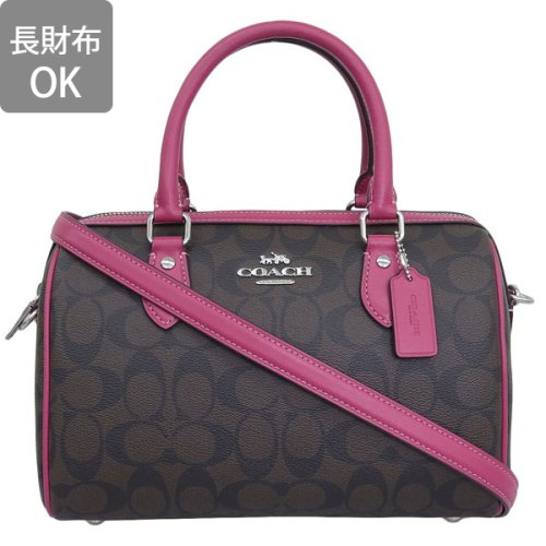 COACH コーチ ROWAN SATCHEL ローアン サッチェル シグネチャー ハンド バッグ 斜めがけ ショルダー バッグ 2WAY バッグ