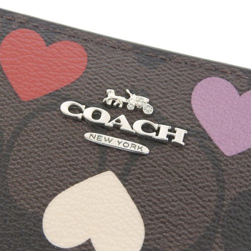 COACH(コーチ)/COACH コーチ BIFOLD WALLET バイフォールド ウォレット シグネチャー ハート プリント 二つ折り 財布/img05