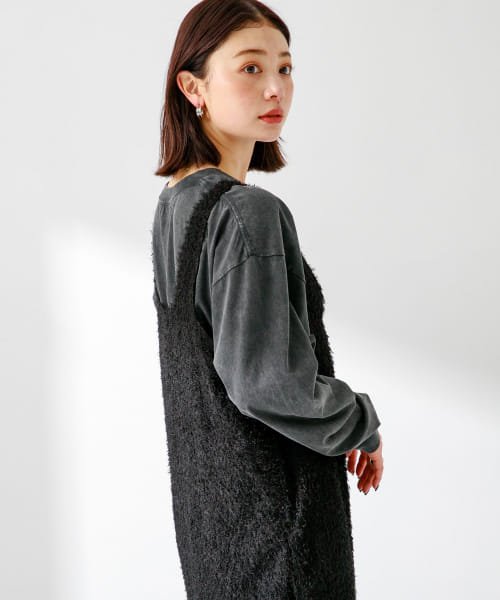 URBAN RESEARCH Sonny Label(アーバンリサーチサニーレーベル)/フリンジUネックワンピース/img02